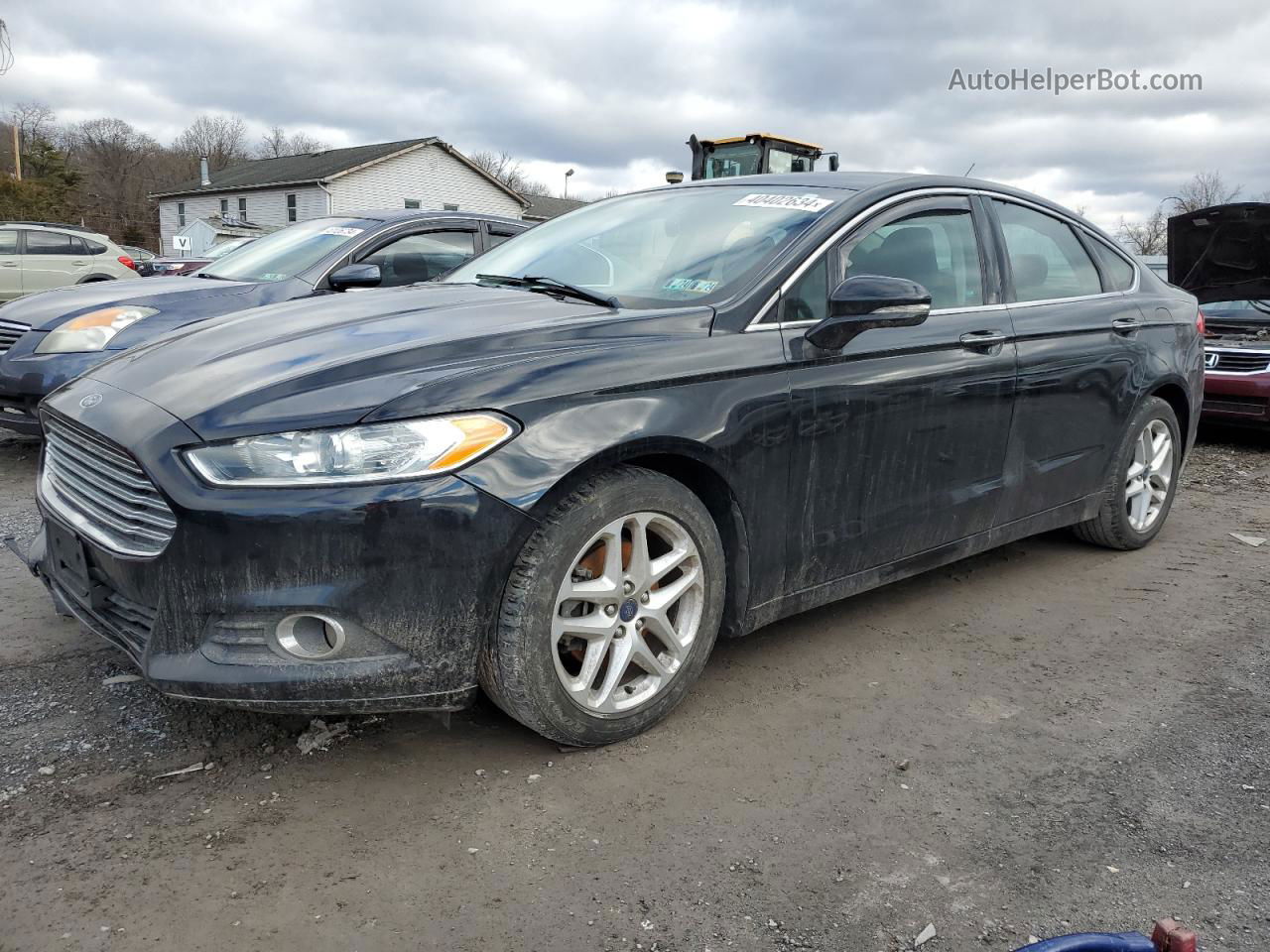 2016 Ford Fusion Se Black vin: 3FA6P0HD0GR335272