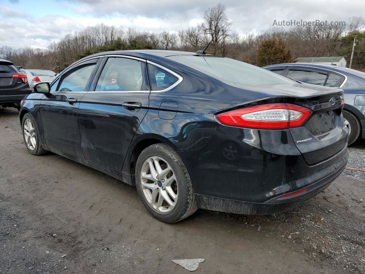 2016 Ford Fusion Se Black vin: 3FA6P0HD0GR335272