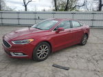 2017 Ford Fusion Se Burgundy vin: 3FA6P0HD0HR114711