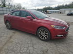 2017 Ford Fusion Se Бордовый vin: 3FA6P0HD0HR114711