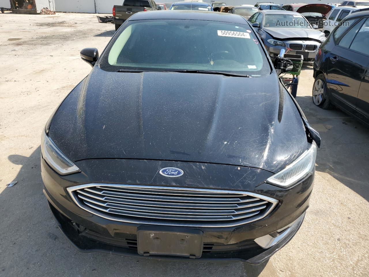 2017 Ford Fusion Se Black vin: 3FA6P0HD0HR185763