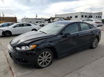 2017 Ford Fusion Se Black vin: 3FA6P0HD0HR264091