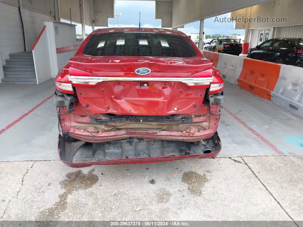 2017 Ford Fusion Se Red vin: 3FA6P0HD0HR271428