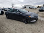 2017 Ford Fusion Se Gray vin: 3FA6P0HD0HR301396