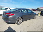 2017 Ford Fusion Se Gray vin: 3FA6P0HD0HR334513