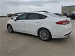 2017 Ford Fusion Se White vin: 3FA6P0HD0HR413258