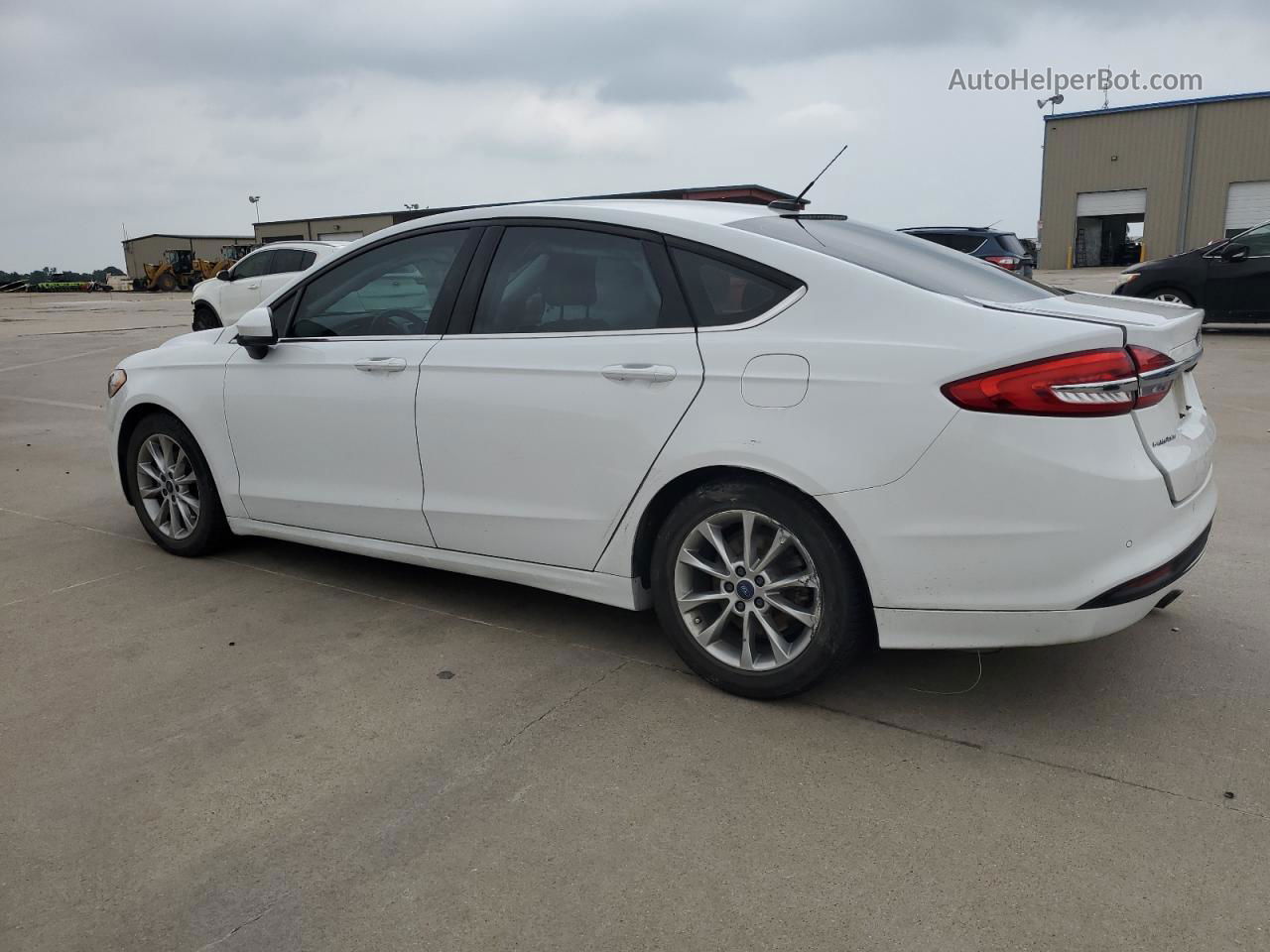 2017 Ford Fusion Se Белый vin: 3FA6P0HD0HR413258