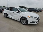 2017 Ford Fusion Se White vin: 3FA6P0HD0HR413258