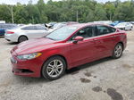 2018 Ford Fusion Se Red vin: 3FA6P0HD0JR164255