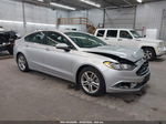 2018 Ford Fusion Se Серебряный vin: 3FA6P0HD0JR176826