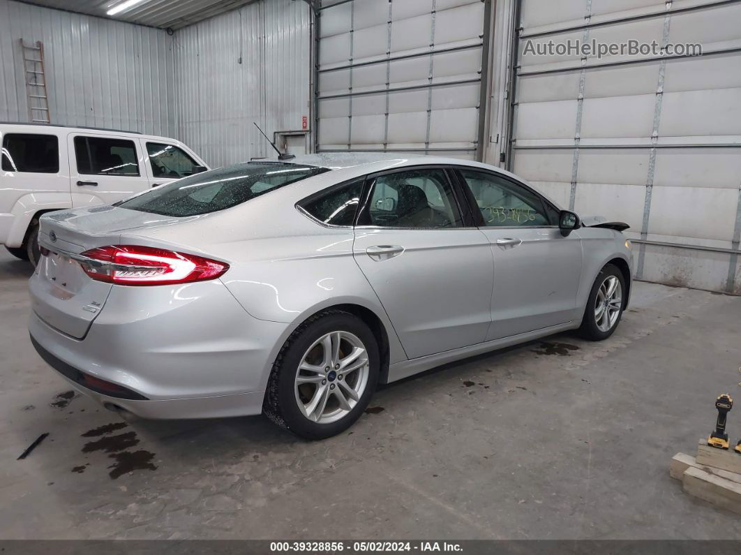 2018 Ford Fusion Se Серебряный vin: 3FA6P0HD0JR176826