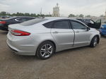 2018 Ford Fusion Se Silver vin: 3FA6P0HD0JR179872