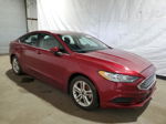 2018 Ford Fusion Se Красный vin: 3FA6P0HD0JR193108