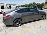 2018 Ford Fusion Se Gray vin: 3FA6P0HD0JR222994