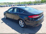 2018 Ford Fusion Se Black vin: 3FA6P0HD0JR253114