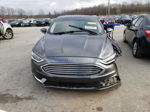 2018 Ford Fusion Se Gray vin: 3FA6P0HD0JR266199