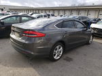 2018 Ford Fusion Se Gray vin: 3FA6P0HD0JR266199