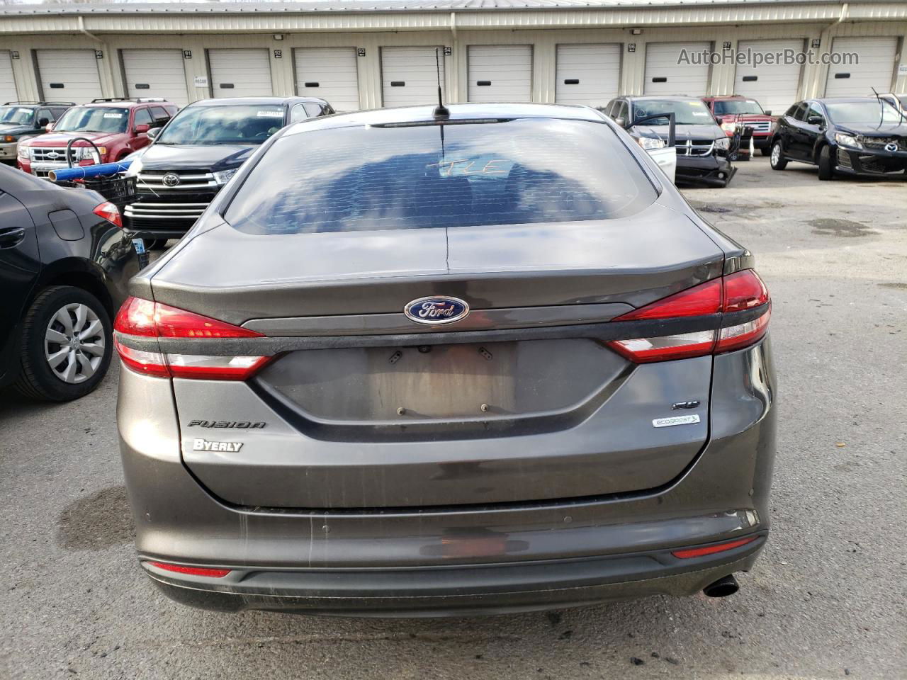 2018 Ford Fusion Se Gray vin: 3FA6P0HD0JR266199