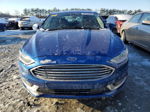 2018 Ford Fusion Se Blue vin: 3FA6P0HD0JR266218