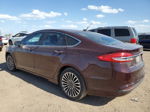 2018 Ford Fusion Se Maroon vin: 3FA6P0HD0JR277459