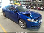 2018 Ford Fusion Se Синий vin: 3FA6P0HD0JR284654