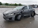 2019 Ford Fusion Se Gray vin: 3FA6P0HD0KR127420