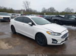 2019 Ford Fusion Se White vin: 3FA6P0HD0KR163785