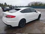 2019 Ford Fusion Se White vin: 3FA6P0HD0KR163785