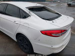 2019 Ford Fusion Se White vin: 3FA6P0HD0KR163785