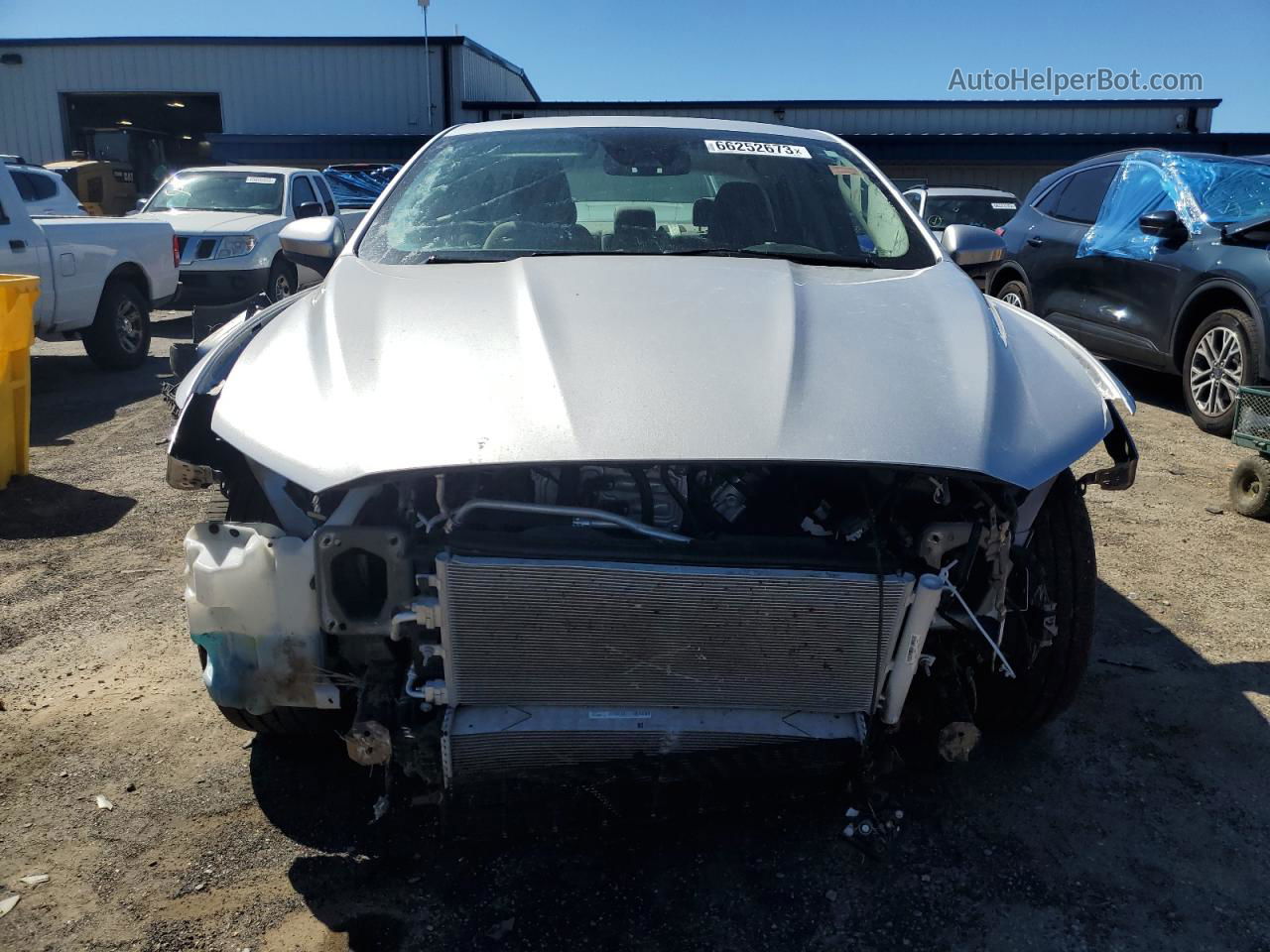 2019 Ford Fusion Se Silver vin: 3FA6P0HD0KR247931