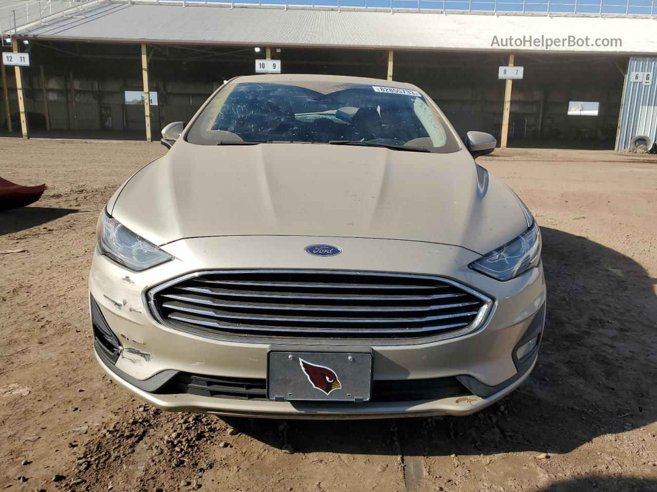 2019 Ford Fusion Se Tan vin: 3FA6P0HD0KR284641