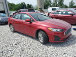 2020 Ford Fusion Se Красный vin: 3FA6P0HD0LR109727