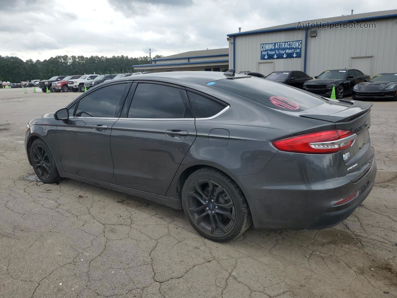 2020 Ford Fusion Se Gray vin: 3FA6P0HD0LR160659