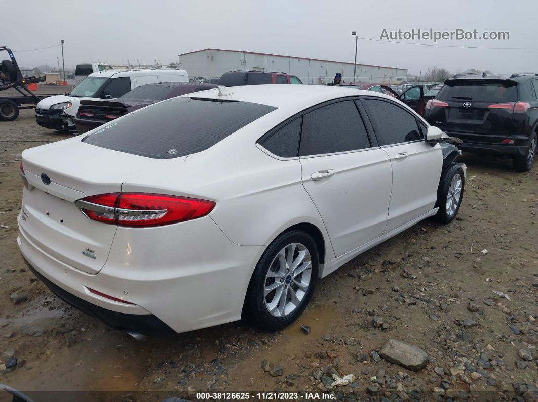 2020 Ford Fusion Se White vin: 3FA6P0HD0LR221279