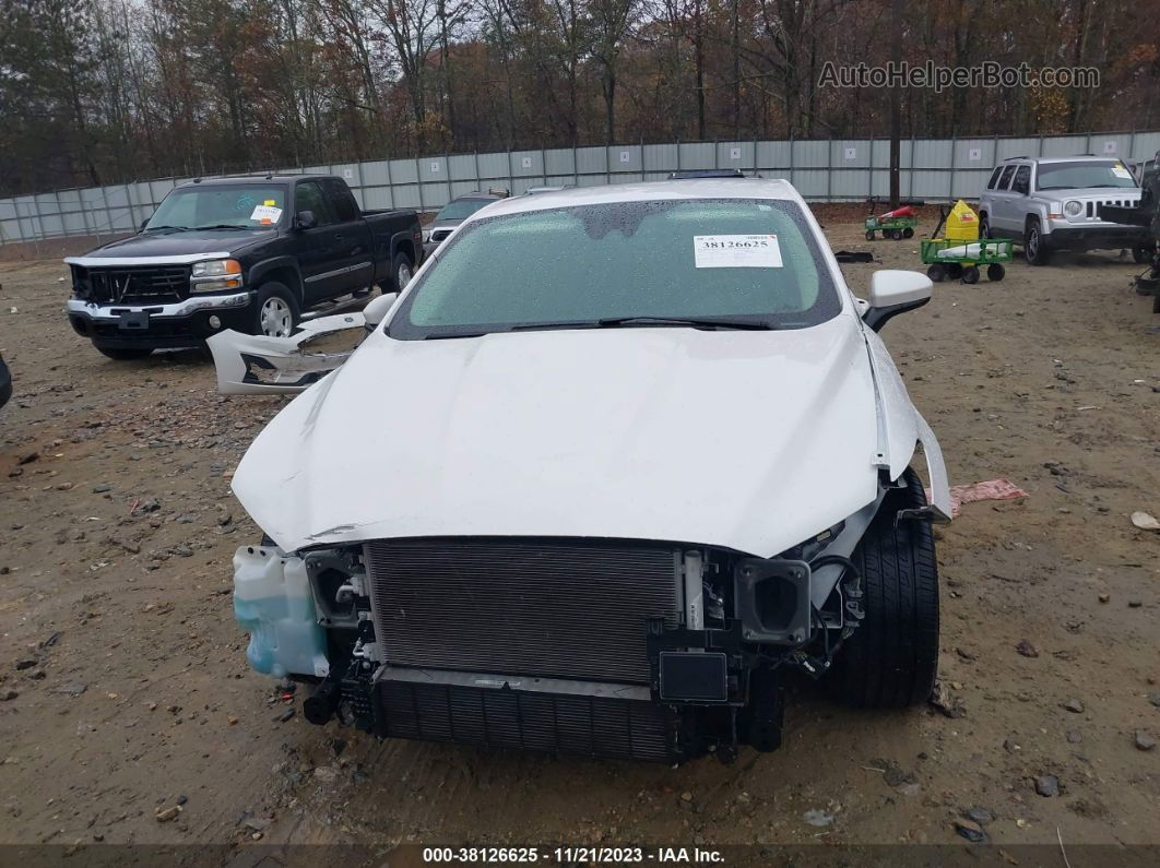 2020 Ford Fusion Se White vin: 3FA6P0HD0LR221279