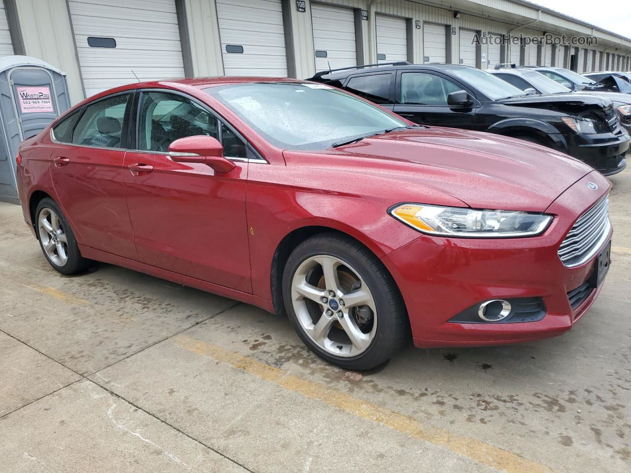 2014 Ford Fusion Se Red vin: 3FA6P0HD1ER135403