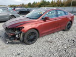 2014 Ford Fusion Se Maroon vin: 3FA6P0HD1ER210598