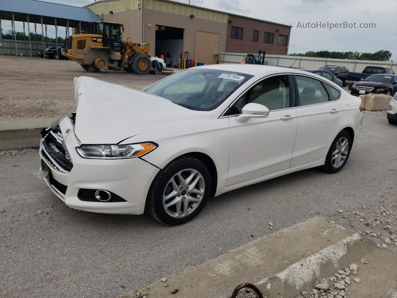 2014 Ford Fusion Se Белый vin: 3FA6P0HD1ER254312