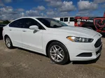 2014 Ford Fusion Se White vin: 3FA6P0HD1ER284992