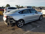 2014 Ford Fusion Se Silver vin: 3FA6P0HD1ER366205