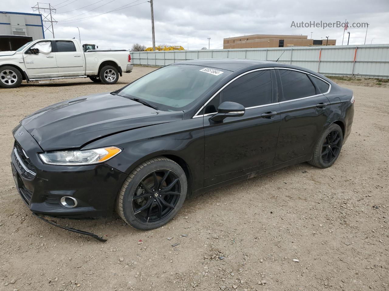 2014 Ford Fusion Se Black vin: 3FA6P0HD1ER378015