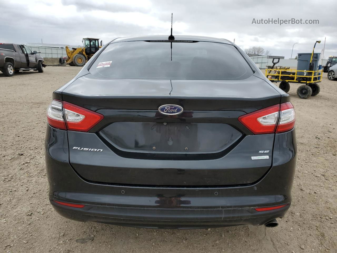 2014 Ford Fusion Se Black vin: 3FA6P0HD1ER378015