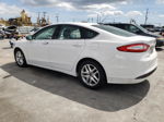 2015 Ford Fusion Se White vin: 3FA6P0HD1FR128128