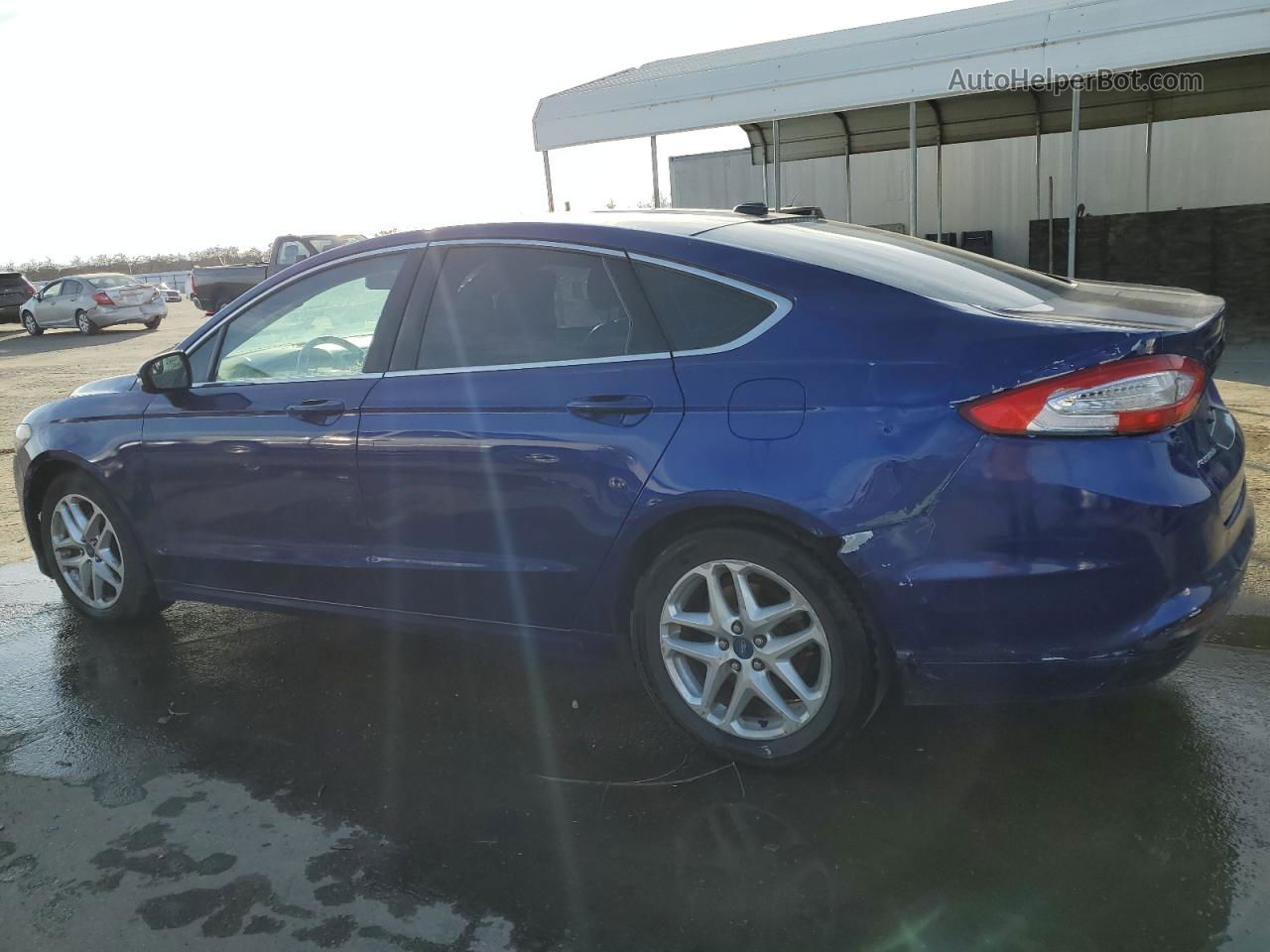 2015 Ford Fusion Se Blue vin: 3FA6P0HD1FR196378