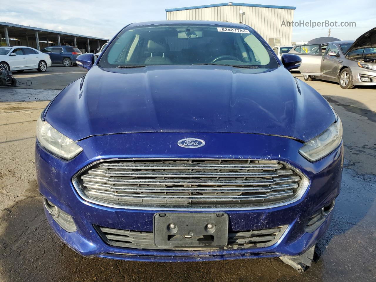 2015 Ford Fusion Se Blue vin: 3FA6P0HD1FR196378