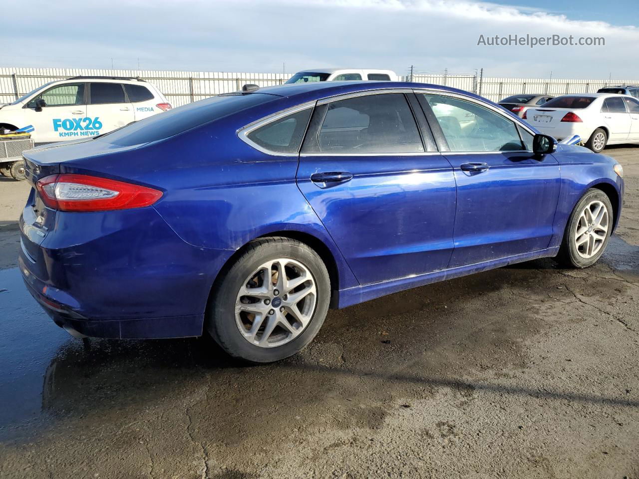 2015 Ford Fusion Se Blue vin: 3FA6P0HD1FR196378