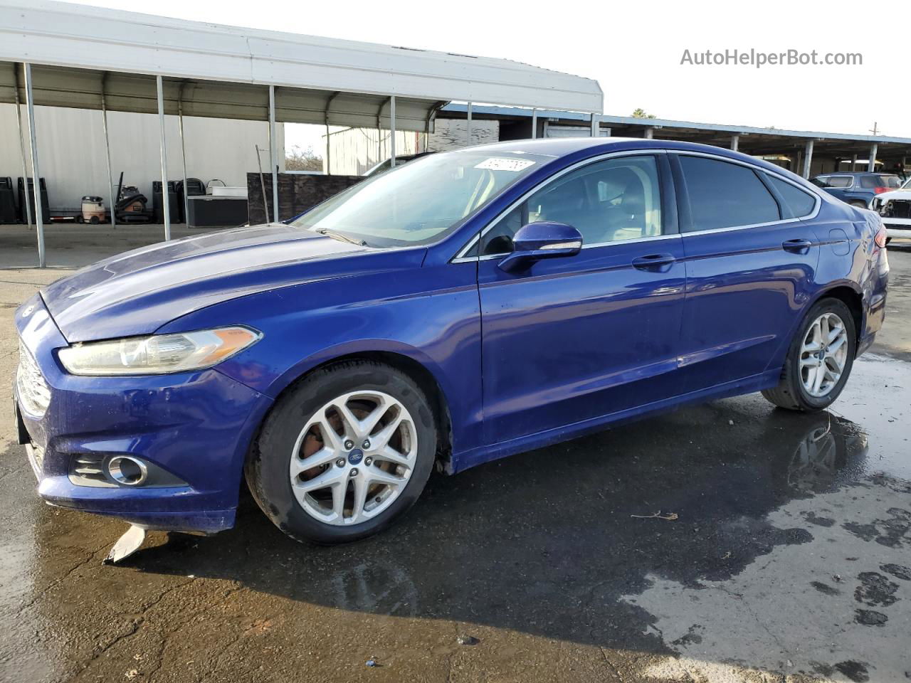 2015 Ford Fusion Se Blue vin: 3FA6P0HD1FR196378