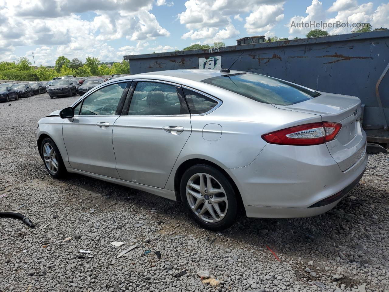 2015 Ford Fusion Se Silver vin: 3FA6P0HD1FR243845