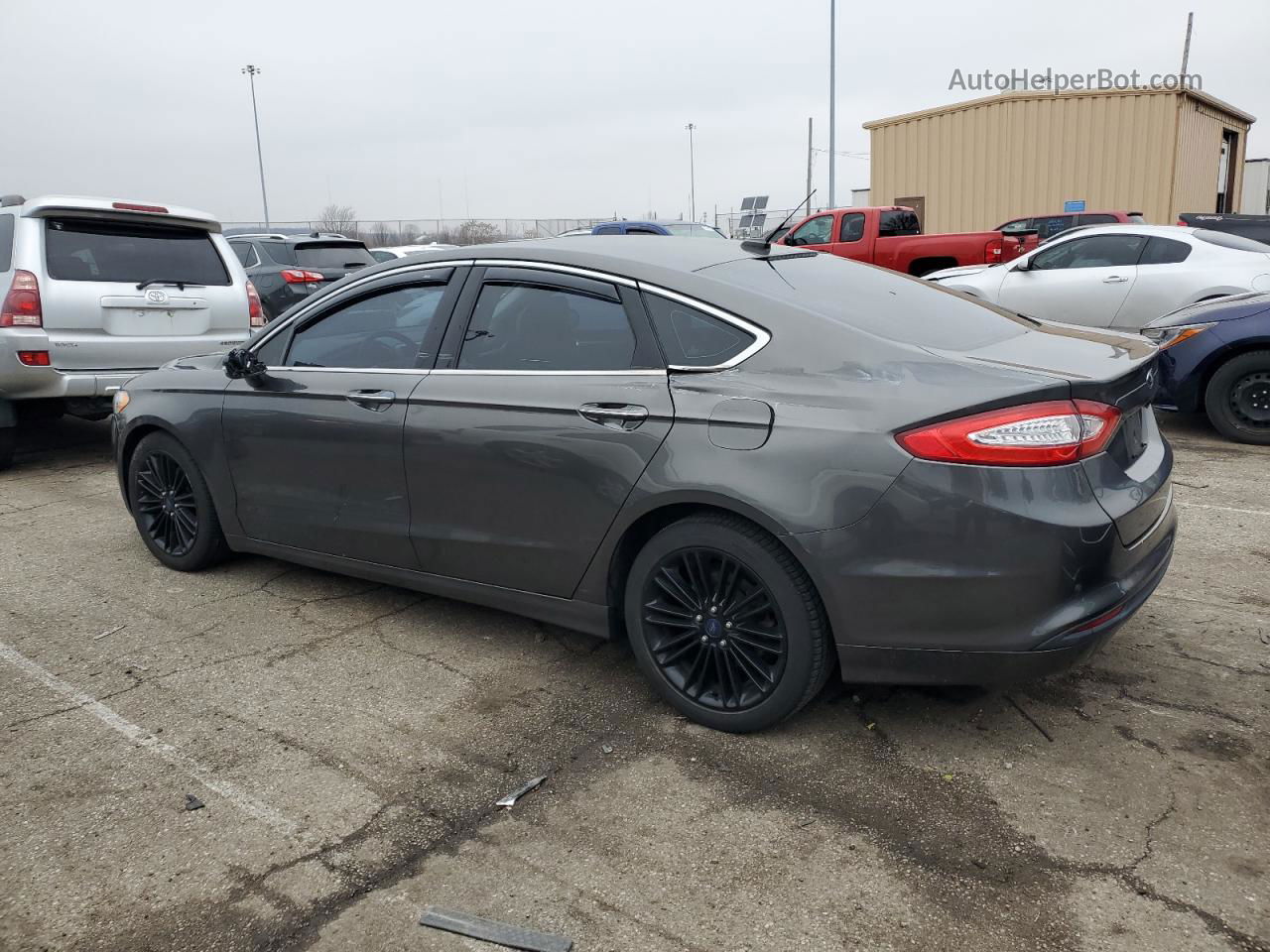 2016 Ford Fusion Se Gray vin: 3FA6P0HD1GR132133