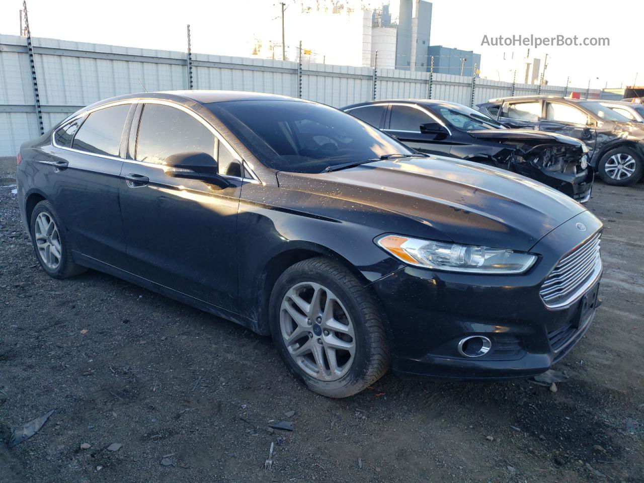 2016 Ford Fusion Se Черный vin: 3FA6P0HD1GR307884